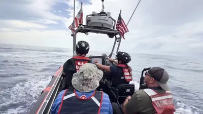 Coast Guard Investigative Service navigates Sea of Abaco in Bahamas
