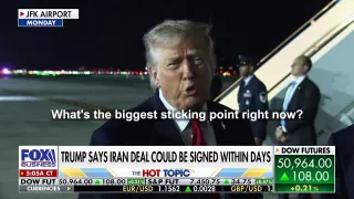 Trump says Iran deal could be signed within days as Iran, Israel pause attacks