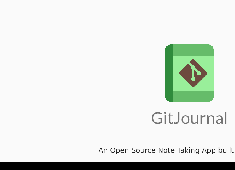 Screenshot of GitJournal