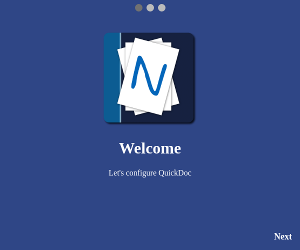 Screenshot of QuickDoc