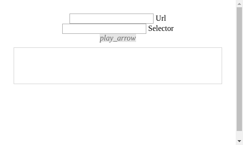 Screenshot of Scraper