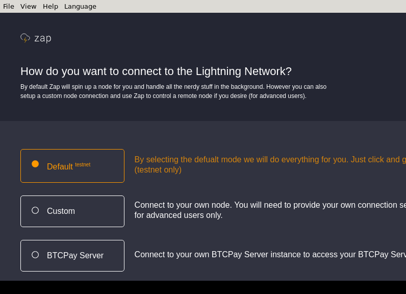 Screenshot of ZapDesktop