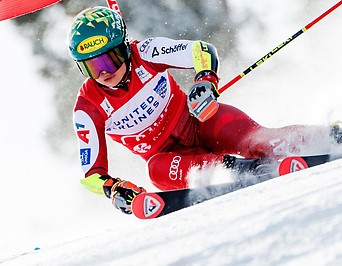 Die österreichische Skifahrerin Julia Scheib