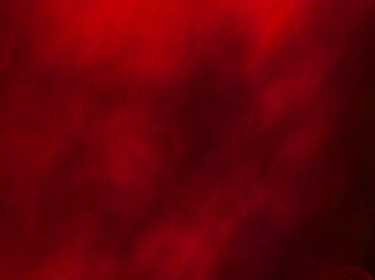 Roter Hintergrund mit gelb/orangen Wellen im Vordergrund