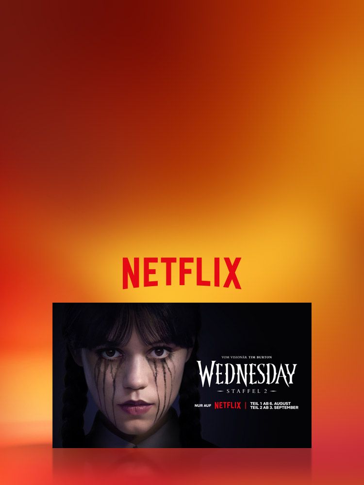 Vorschau auf Wednesday Staffel 2; exklusiv auf Netflix.