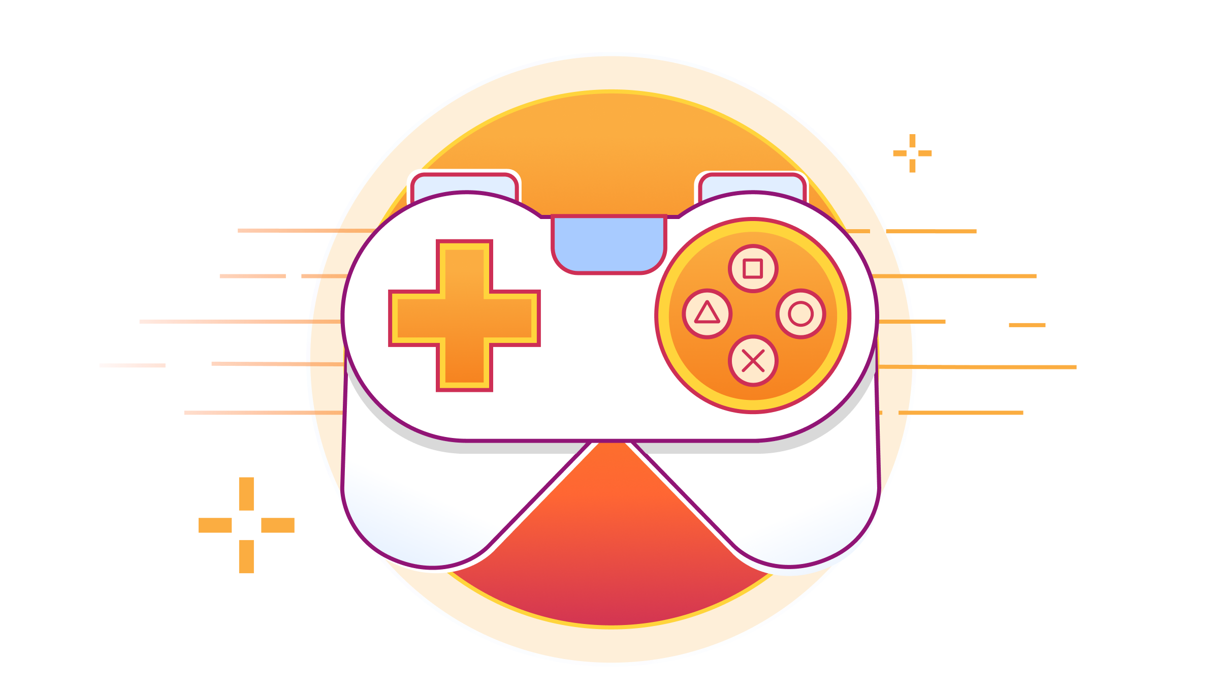 Gaming Controller illustration