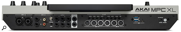On the back panel we find two combo jack/XLR audio inputs along with a pair of quarter‑inch jack and phono inputs, accompanied by a ground connector and line/phono level switch. Next up are eight quarter‑inch audio outputs, four MIDI inputs, four MIDI outputs and eight TRS CV/gate outputs (for a total of 16) and, finally, a trio of USB ports. Phew.