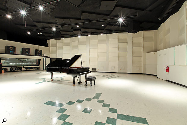 The large EastWest Studio 1 live area is still exactly as Bill Putnam designed it in the early '60s.