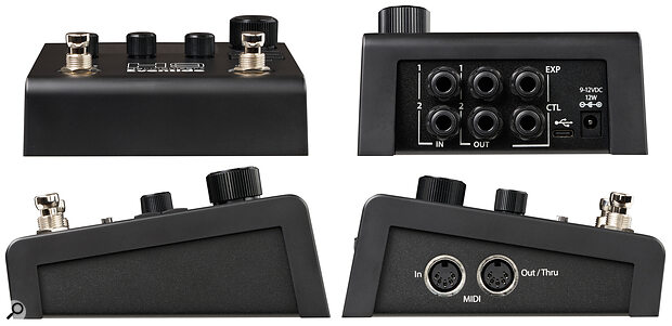 The H9 Harmonizer Gen 2 retains the connectivity of its predecessor, while adding another channel and a second external pedal control input.