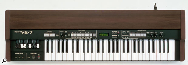 1997's VK7 was Roland's best tonewheel organ emulation to date.