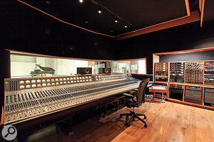 Studio 1's control room houses an enormous vintage Neve 8068 console.