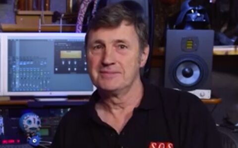 Paul White in his studio, 2017.
