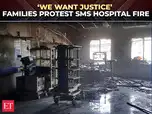 Image for Massive fire in SMS Hospital ICU Jaipur: 6 lives lost