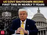 Image for US govt shutdown begins; Senate fails to reach funding deal