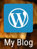 Website-Icon (Favicon) in einer Verknüpfung auf einem Mobilgerät.