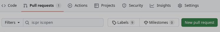 New pull request