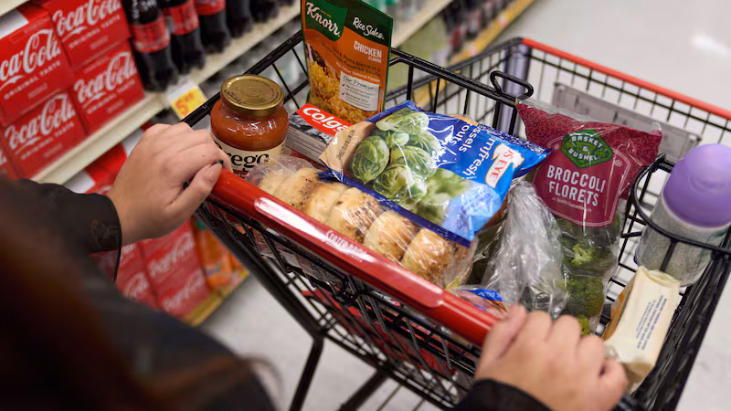 FILE - Jaqueline Benitez, who depends on California's SNAP benefits to help pay for food,...
