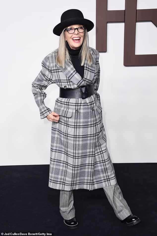Diane Keaton's hometown, Santa Ana, California, revealed its plans to honor the late actress on Monday, following he death on Saturday at 79; pictured in 2023 in Brooklyn