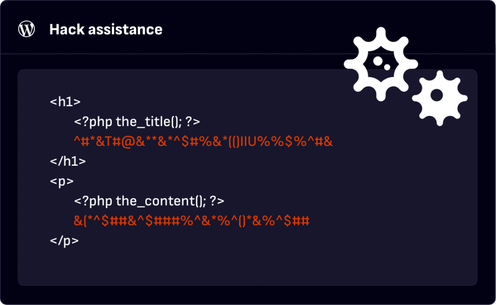 Site hacked code