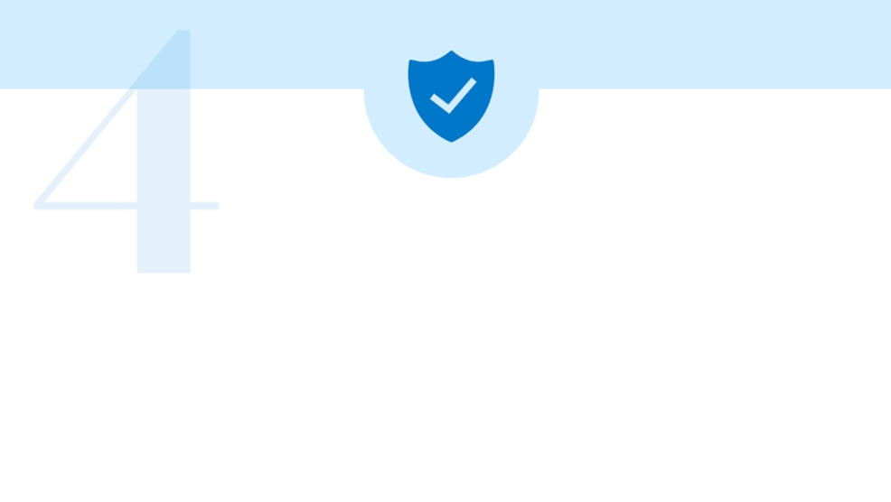 4. A lock on a screen