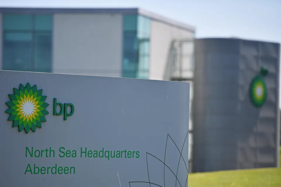 A general view of BP North Sea headquarters in Aberdeen, U.K.