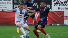 Viel Routine! St. Anna-Kapitän Christoph Kobald (li.) ist Leistungsträger im Nationalteam der ...