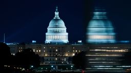 The Capitol Building in Washington, DC, on Tuesday, September 24, 2025. A government shutdown beginning October 1 seems increasingly likely after President Trump cancelled a planned Thursday meeting with Democratic leadership over their government funding demands that include rolling back medicaid cuts from Trump’s One Big Beautiful Bill.(Photo by Aaron Schwartz/Sipa USA)