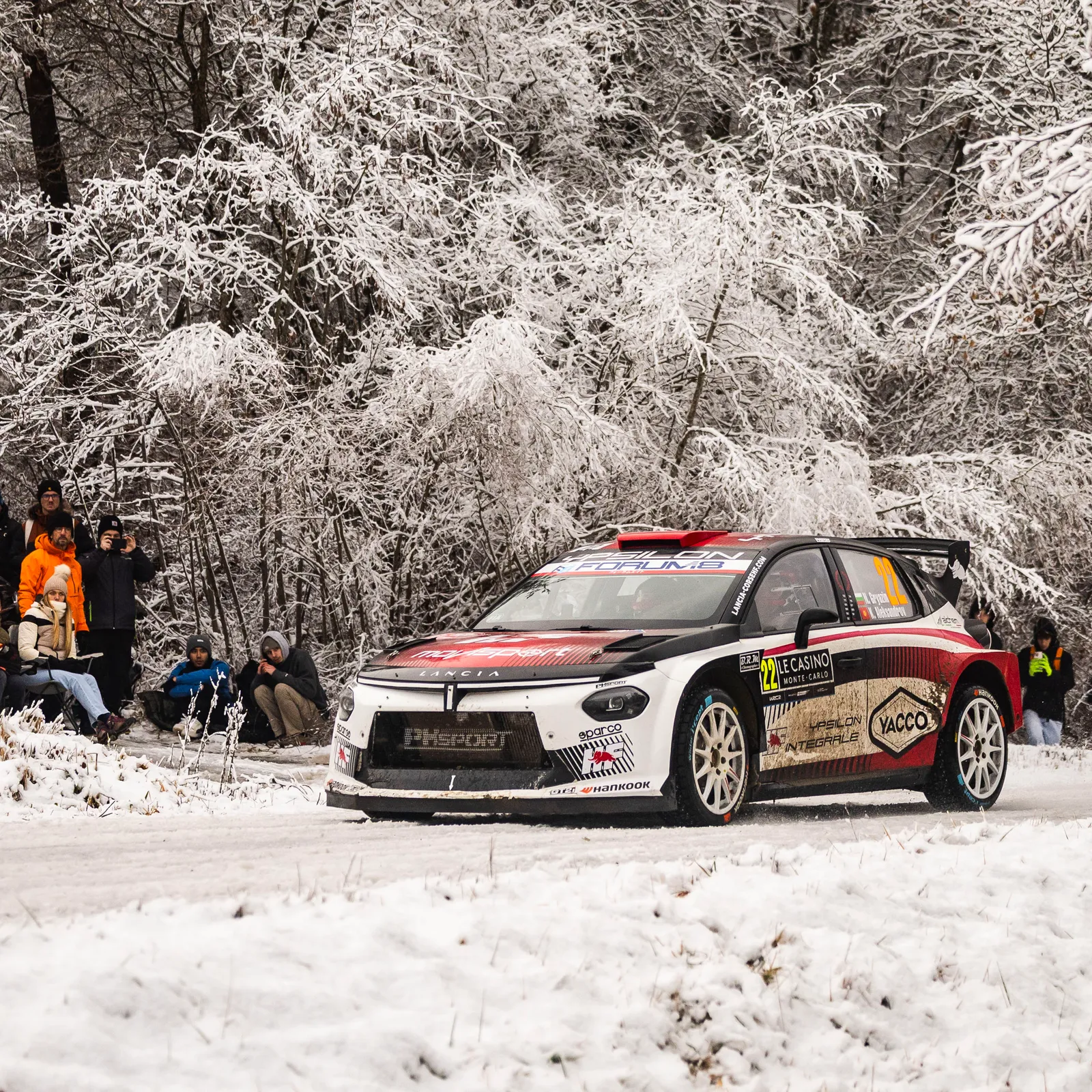 La nuova era di Lancia nei rally parte dal ghiaccio di Montecarlo