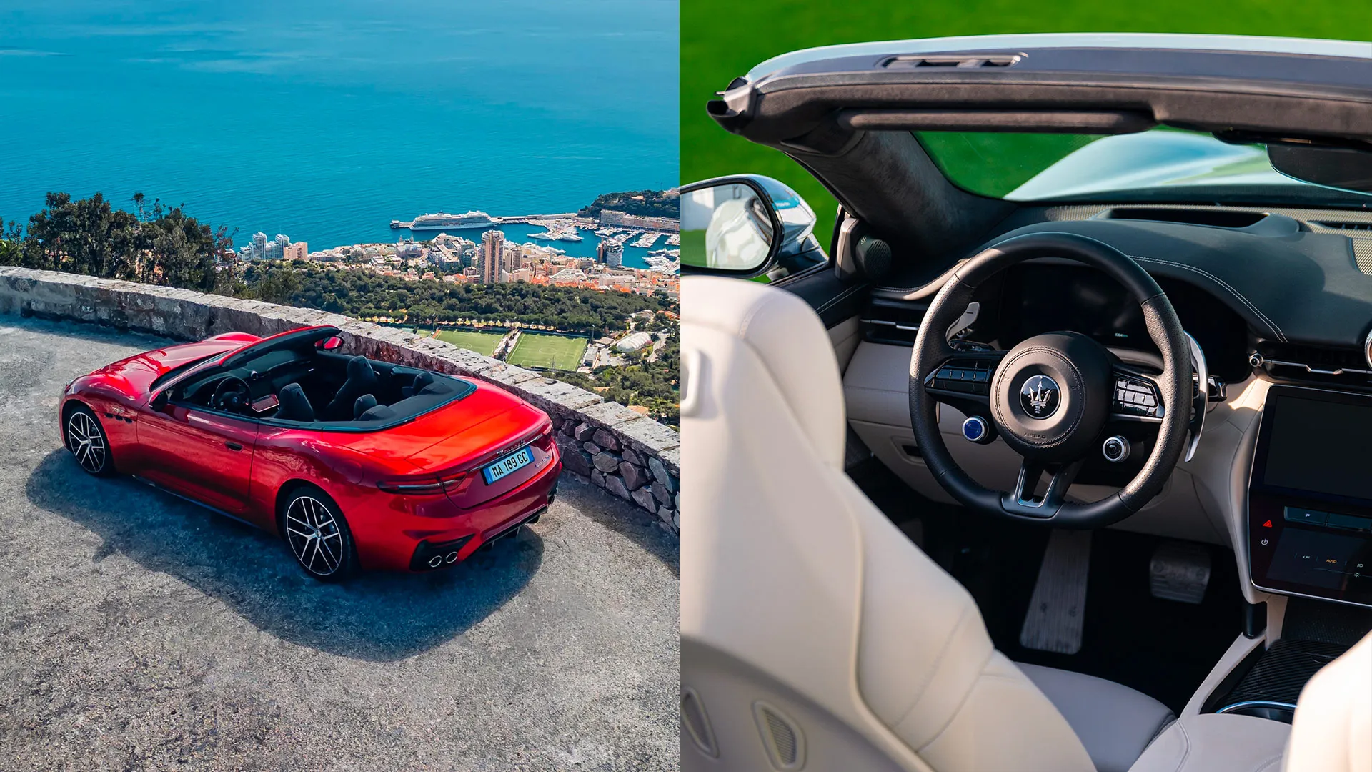 A Montecarlo con Maserati auto sportiva