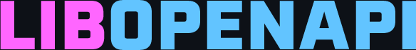 libopenapi text in pink and blue