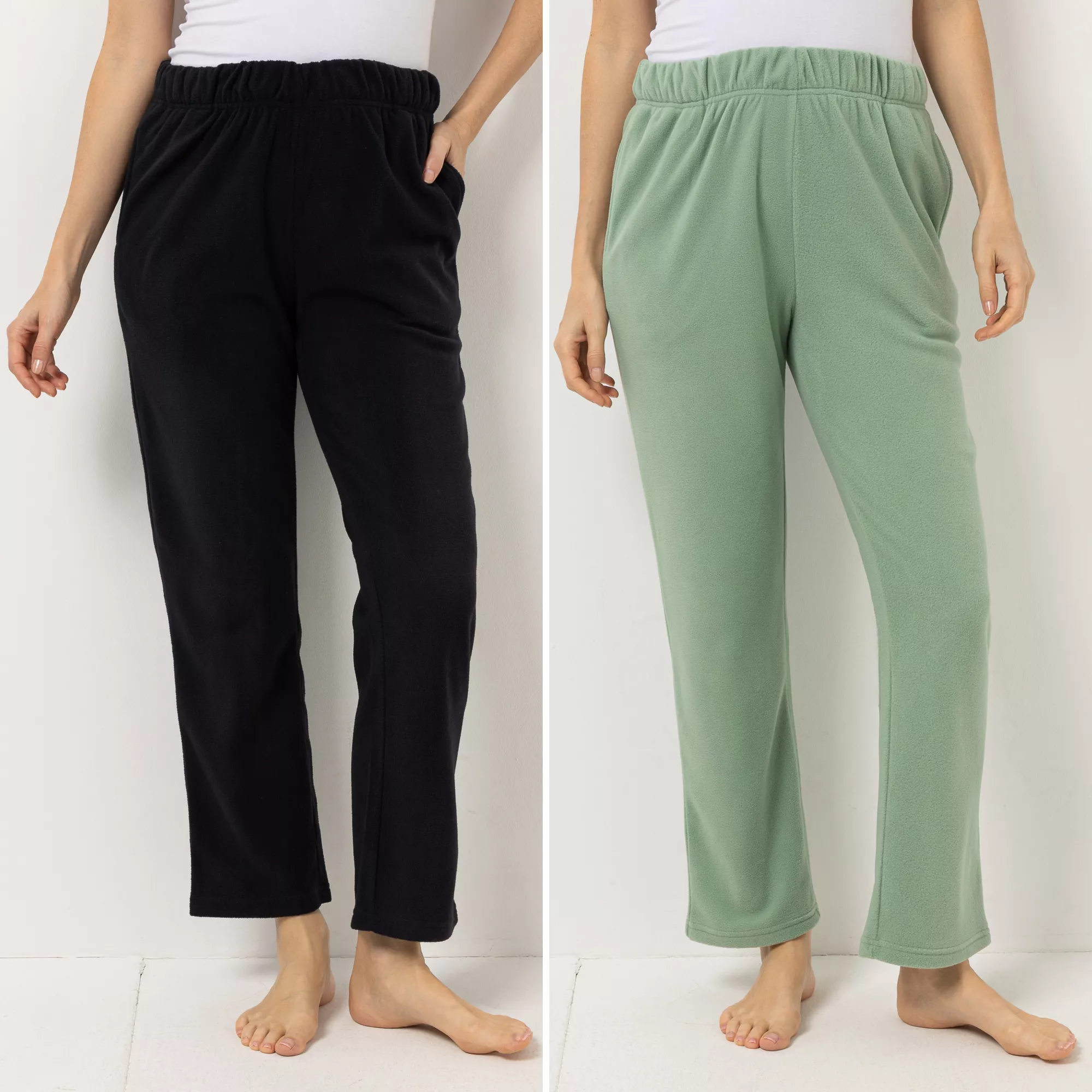  POLARSTERN 2 Hosen Mikrofaser Fleece Seitentaschen uni