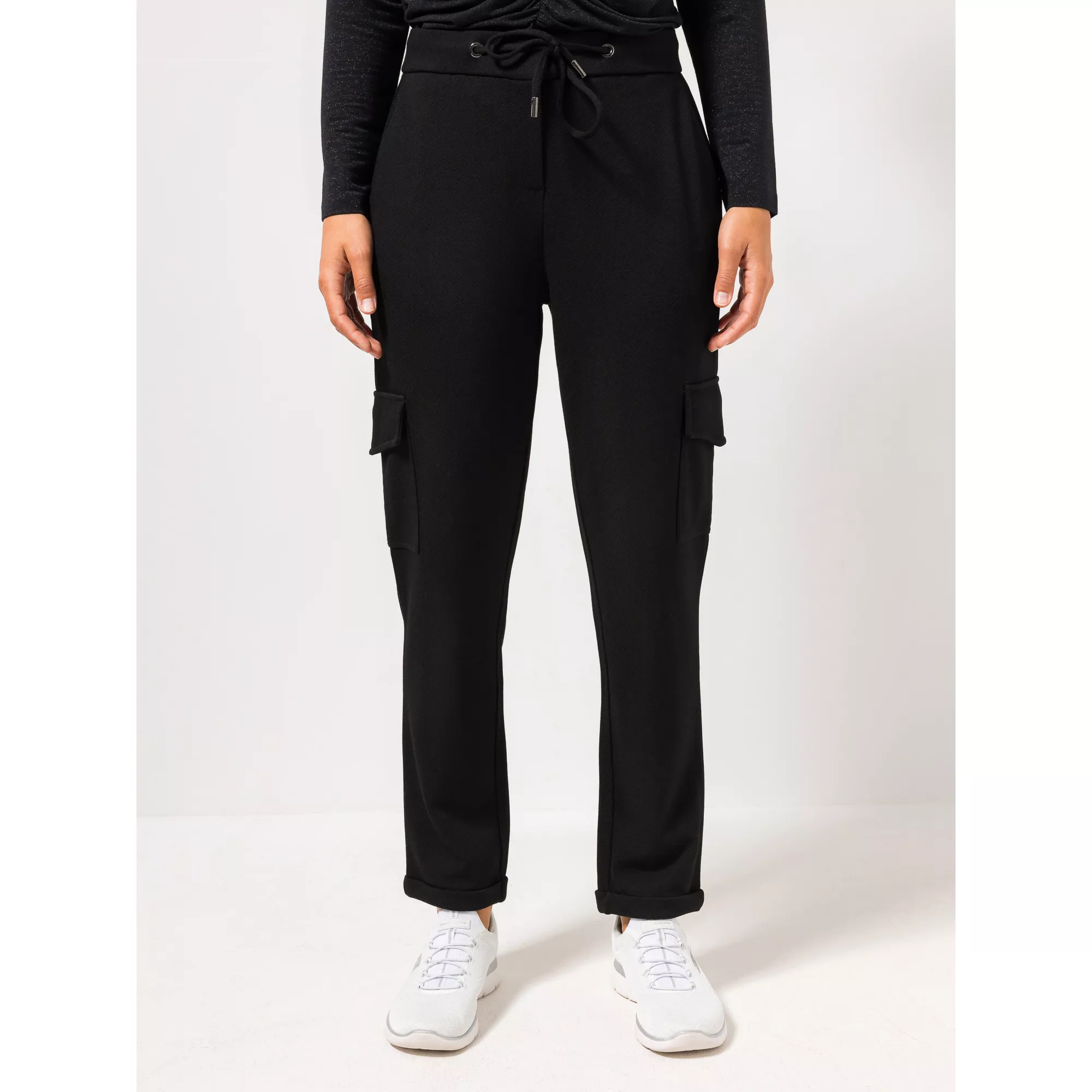 STEFFEN SCHRAUT Hose, Cargo-Style knöchellang Saumaufschlag gerades Bein