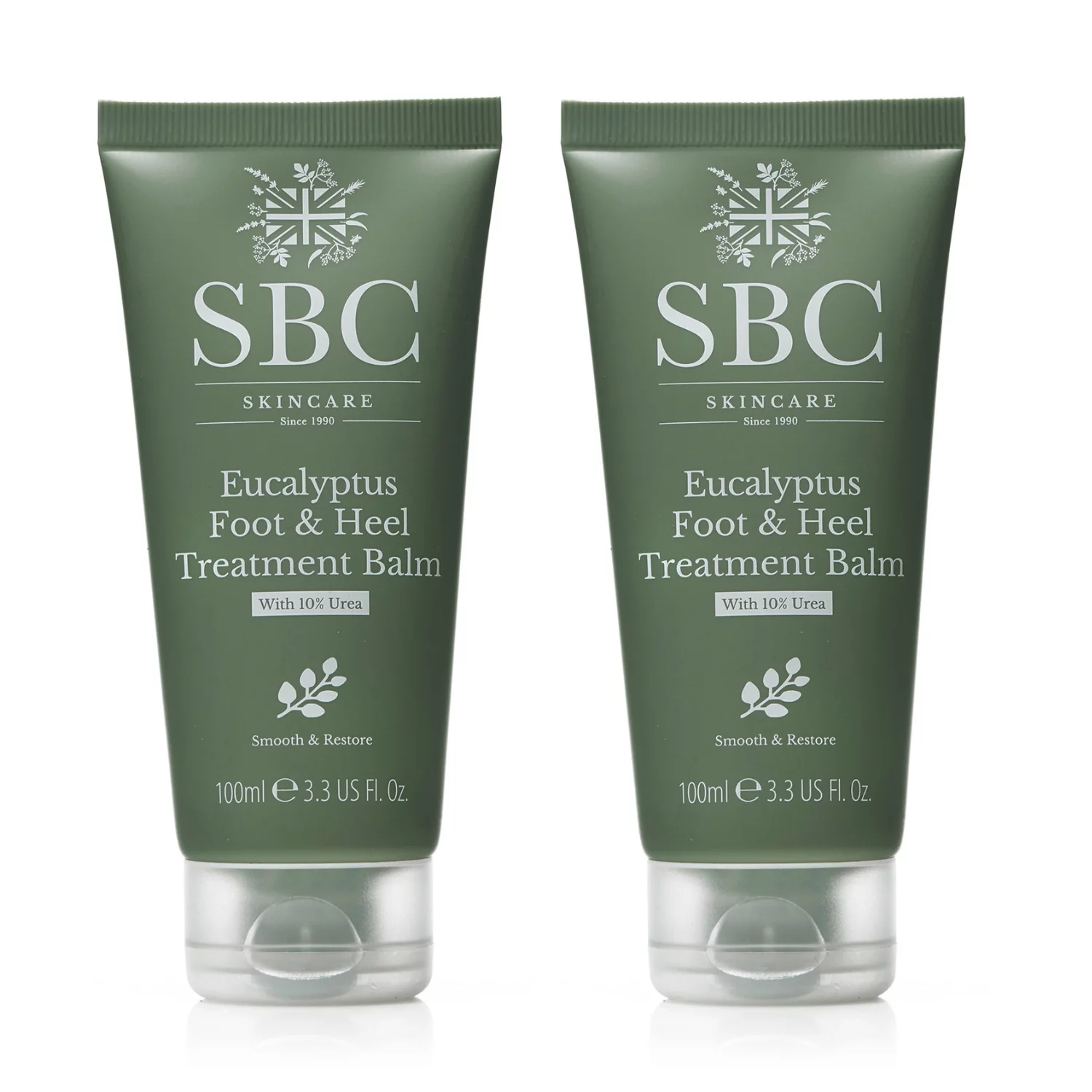 SBC Eucalyptus Foot & Heel Treatment Balm Duo 2x 100ml