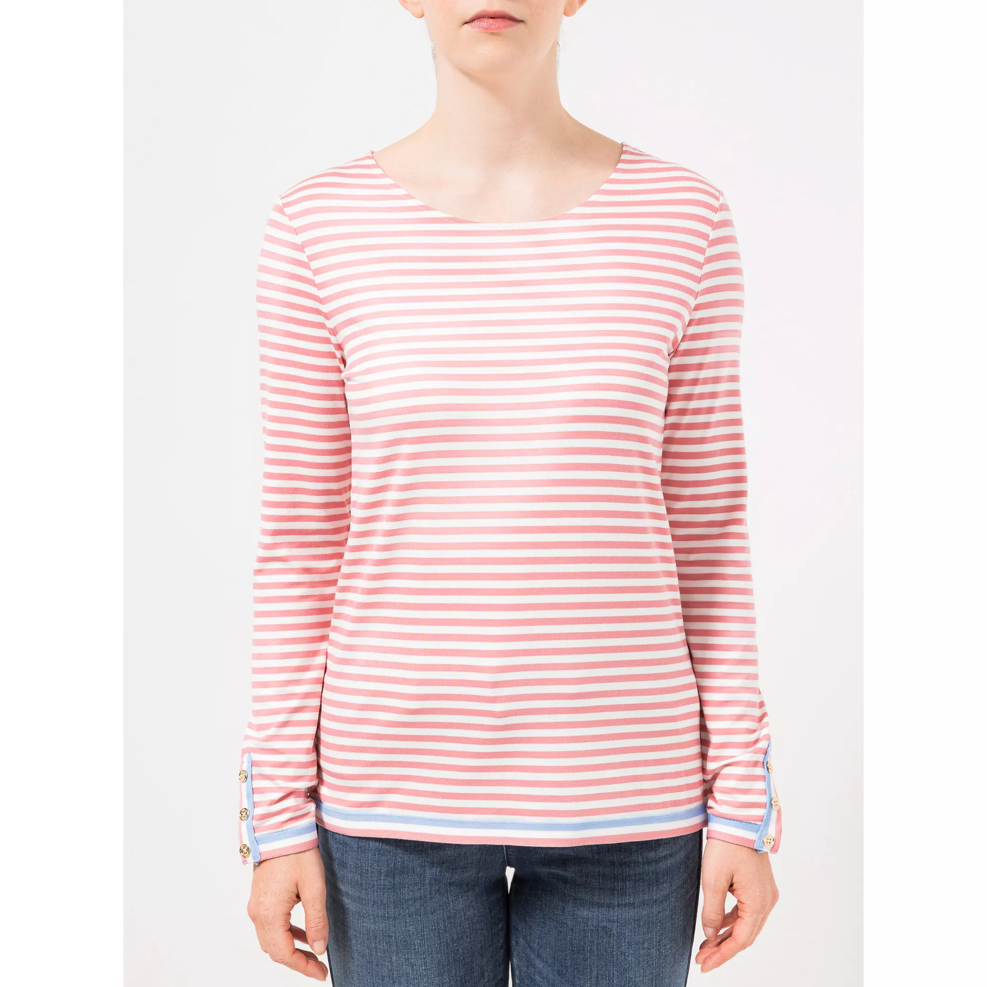 STEFFEN SCHRAUT Shirt Marseille 1/1-Arm, Ripsband geringelt figurumspielend