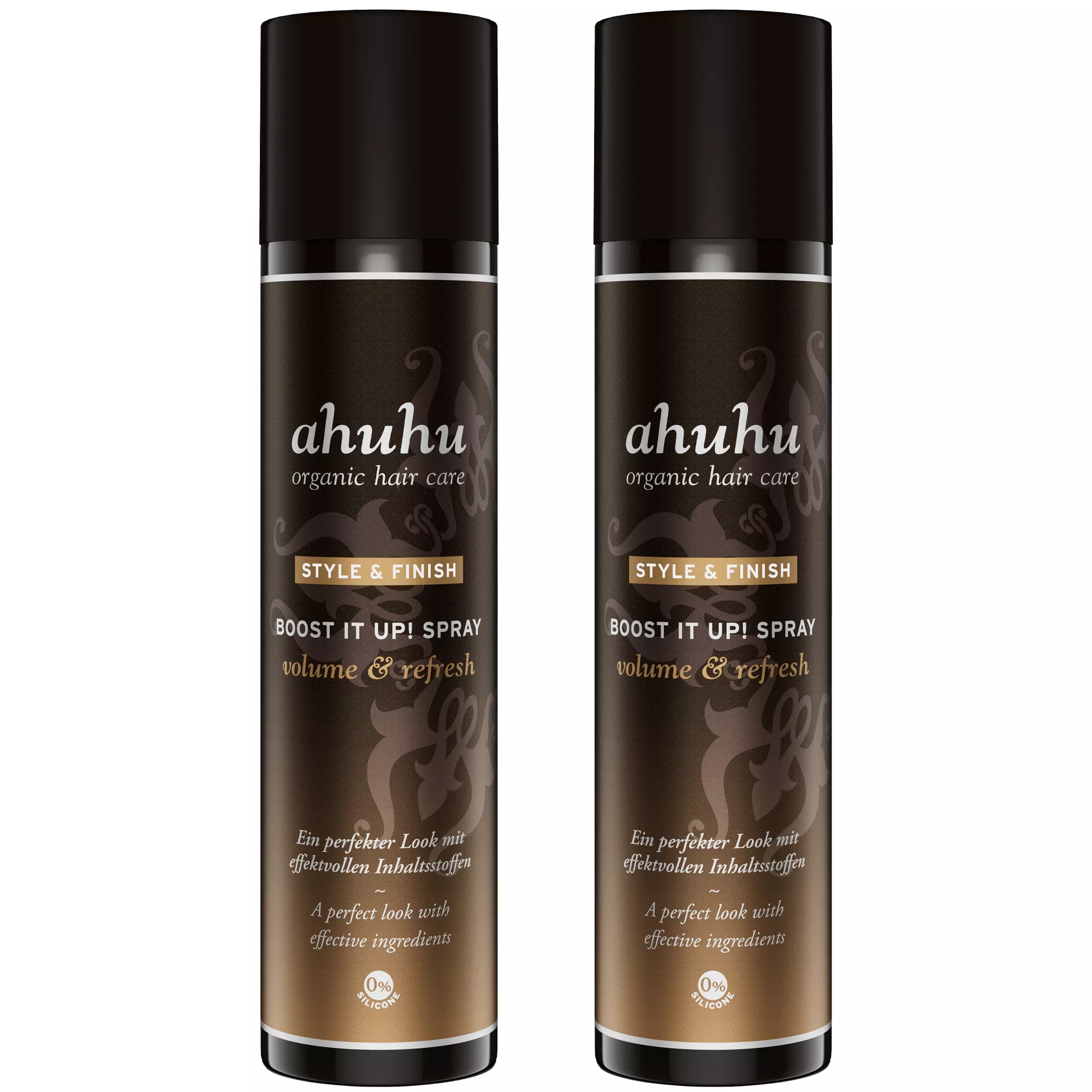 ahuhu organic hair care Trockenshampoo für Volumen & Frische 2x 300ml