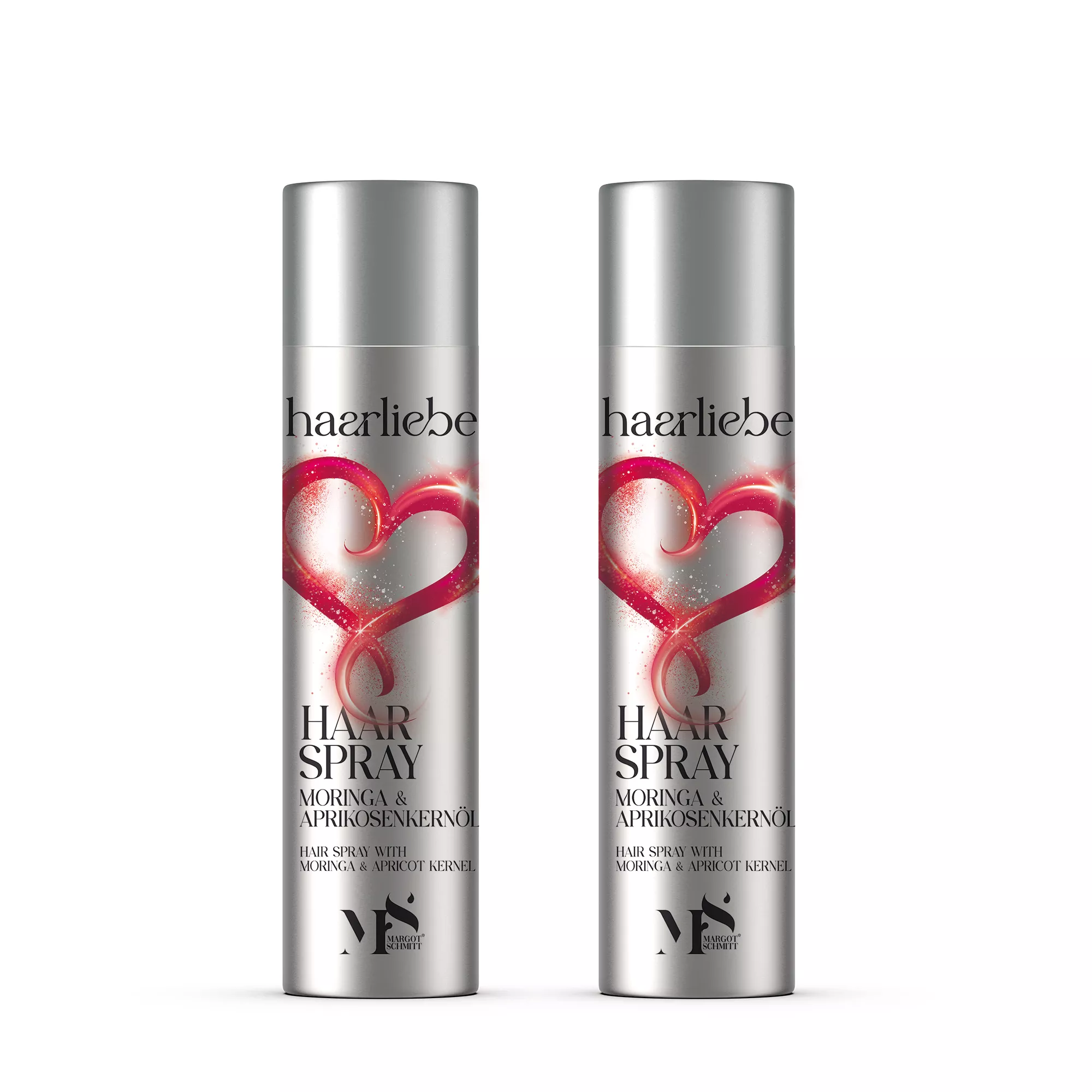 MARGOT SCHMITT® Haarliebe Haarspray mit Moringa & Aprikosenkernöl 2x300ml