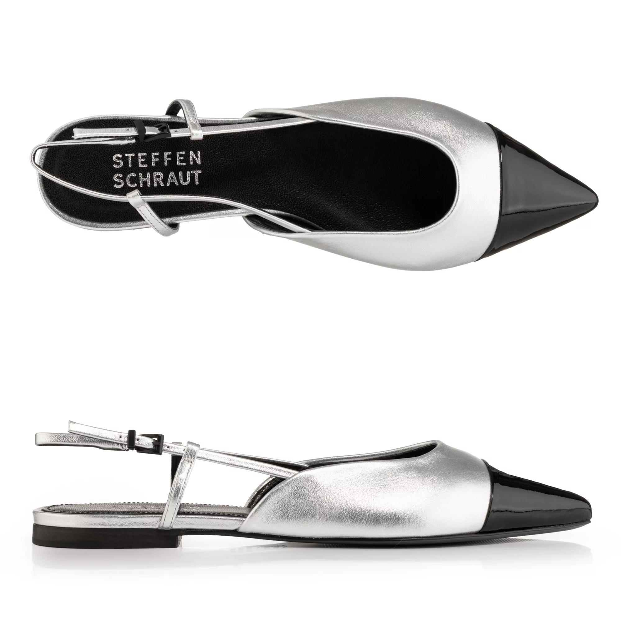 STEFFEN SCHRAUT by Kennel & Schmenger Damen-Slingback echt Leder verstellbare Riemen