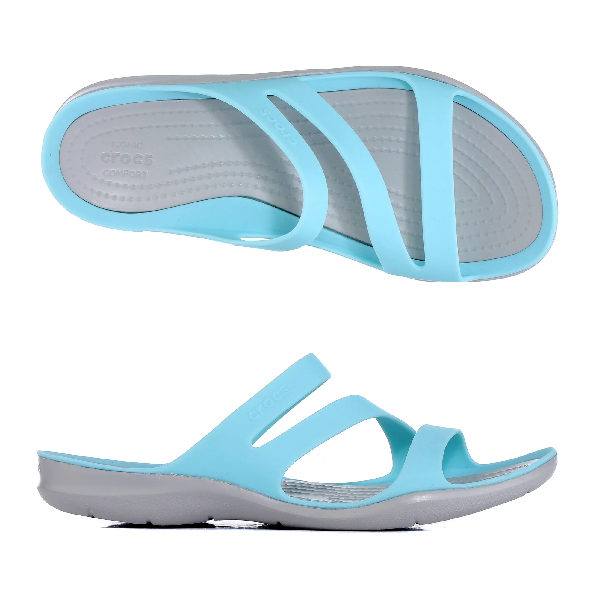 CROCS™ Damen-Pantolette Swiftwater ultraleicht Crosslite™ Foam