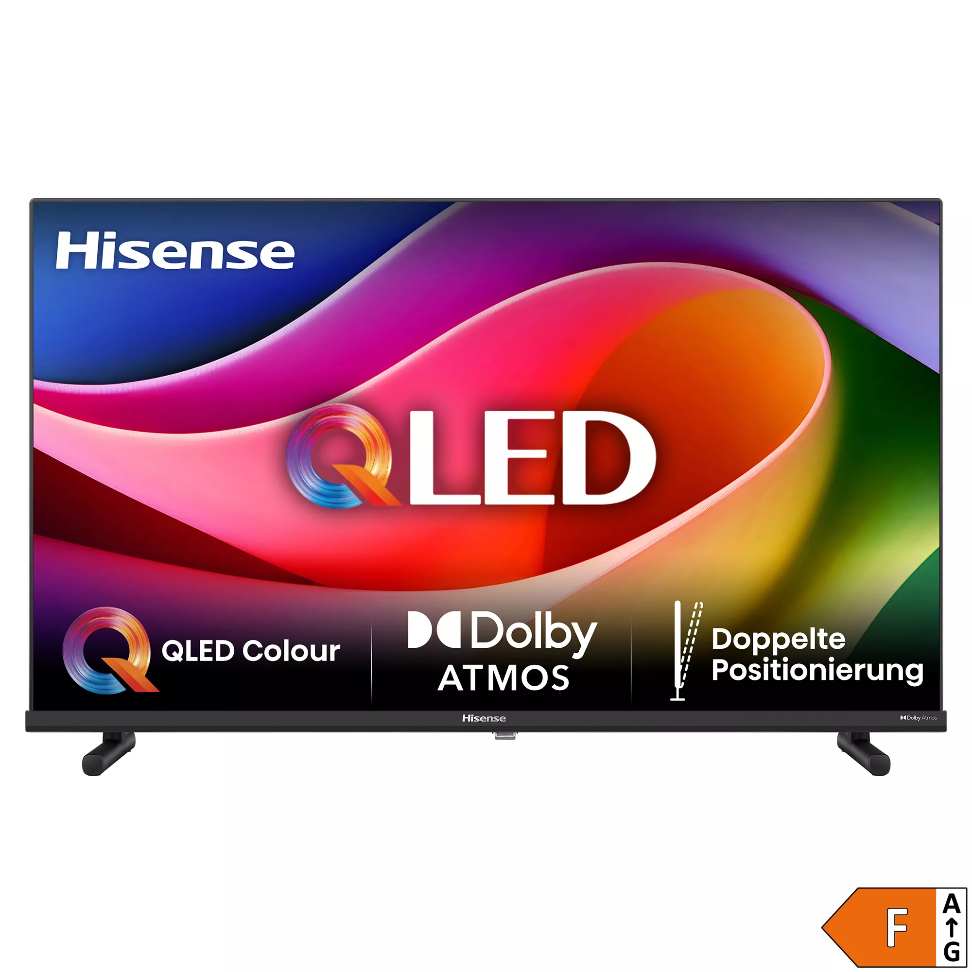 HISENSE 32"/80cm A5Q FHD QLED Smart-TV, EEK F Triple Tuner & Dolby Atmos, Game Mode, Energieeffizienzklasse F