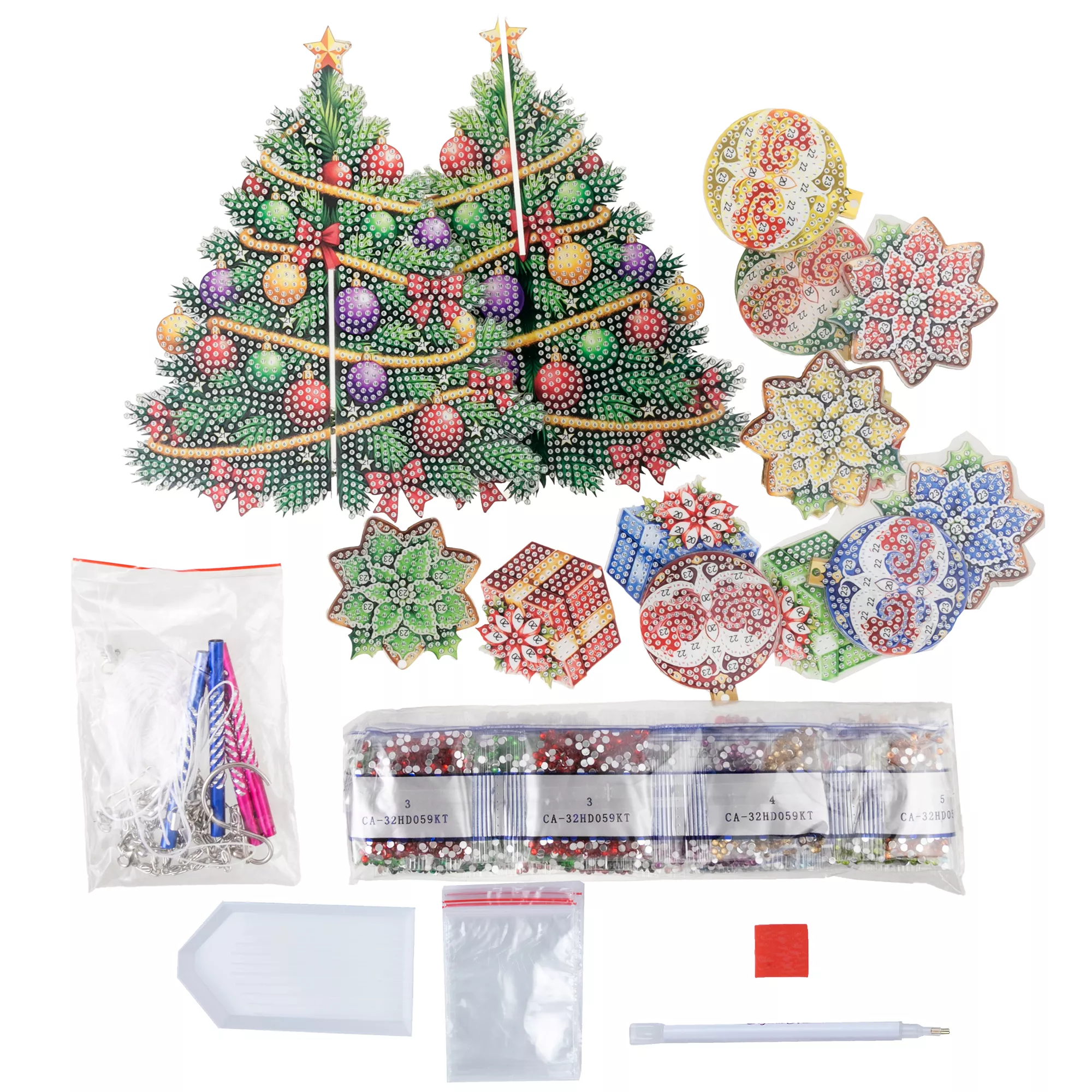 CRAFT BUDDY™ Diamond Painting Windspiel Länge ca. 74cm 38tlg.