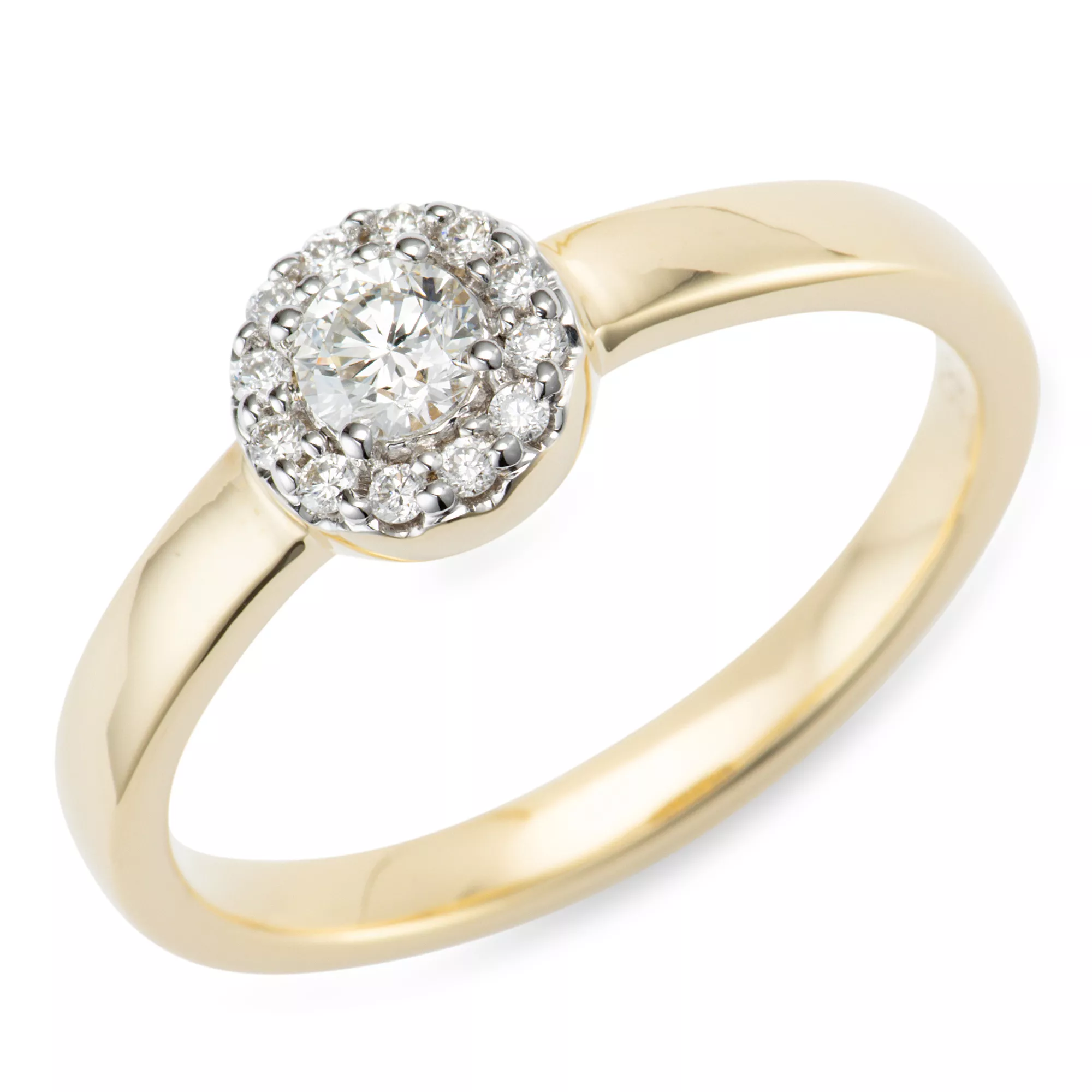 DIAMOUR Mined for You Ring 13 Brillanten 0,25ct Gold 585