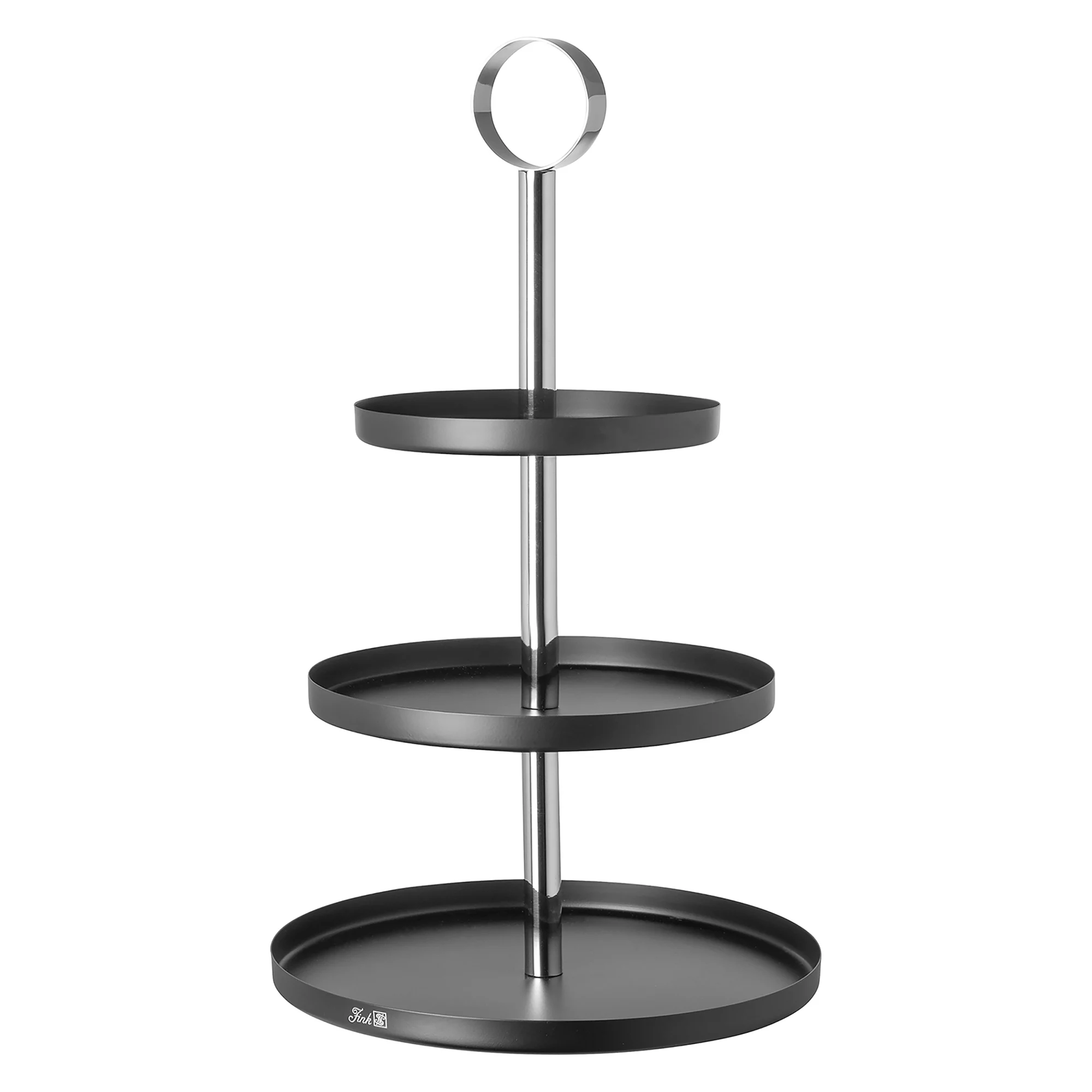 FINK Etagere BILBAO Edelstahl schwarz pulverbeschichtet Größeauswahl