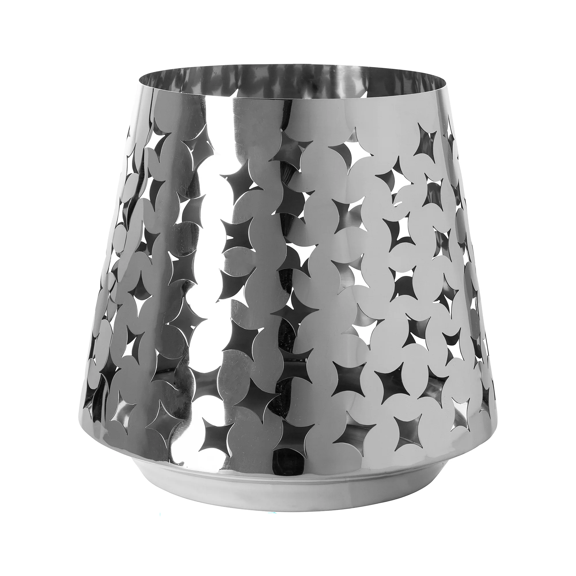 FINK Windlicht LUMA mit Glas Edelstahl poliert