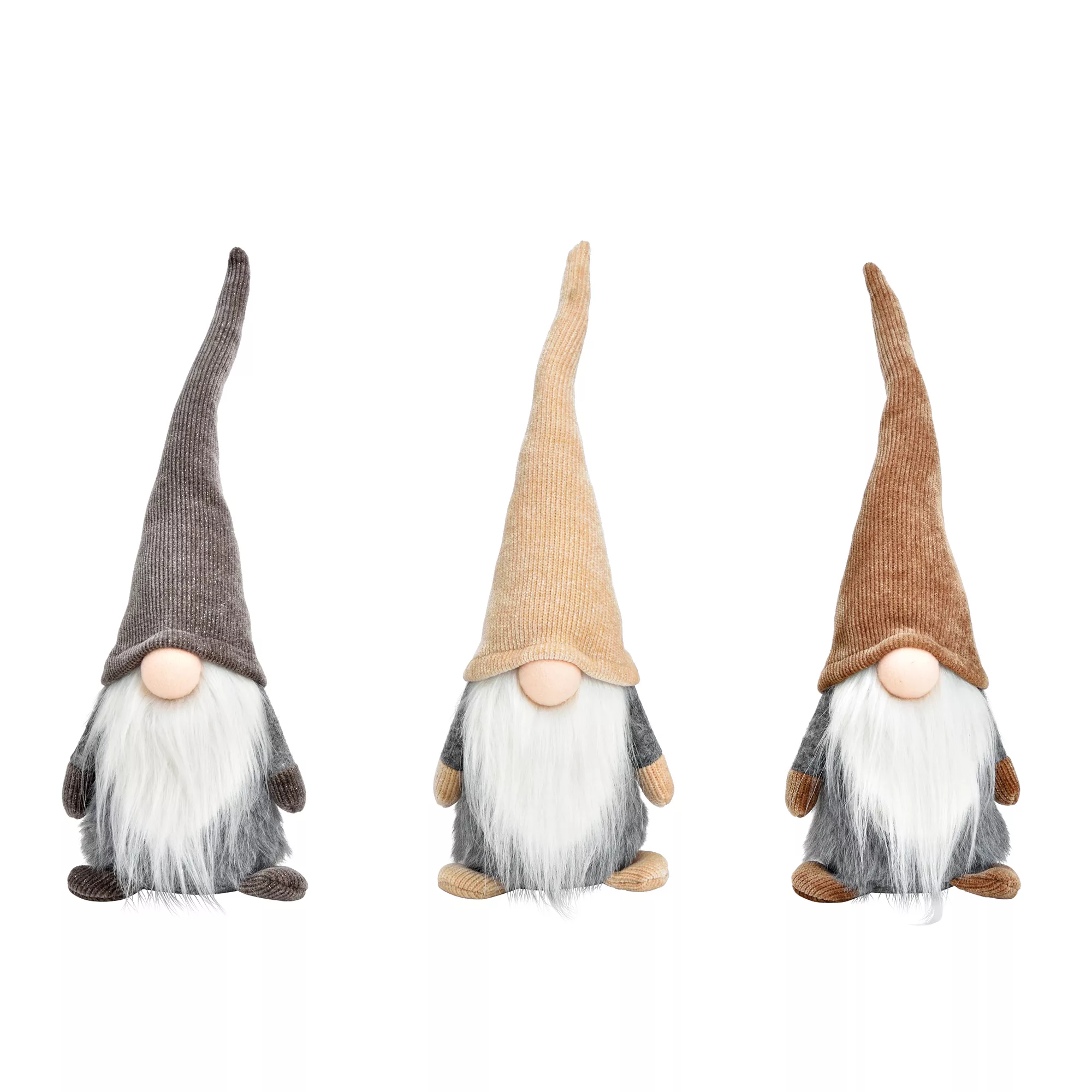 WURM 3 Deko-Wichtel aus Stoff Größenauswahl