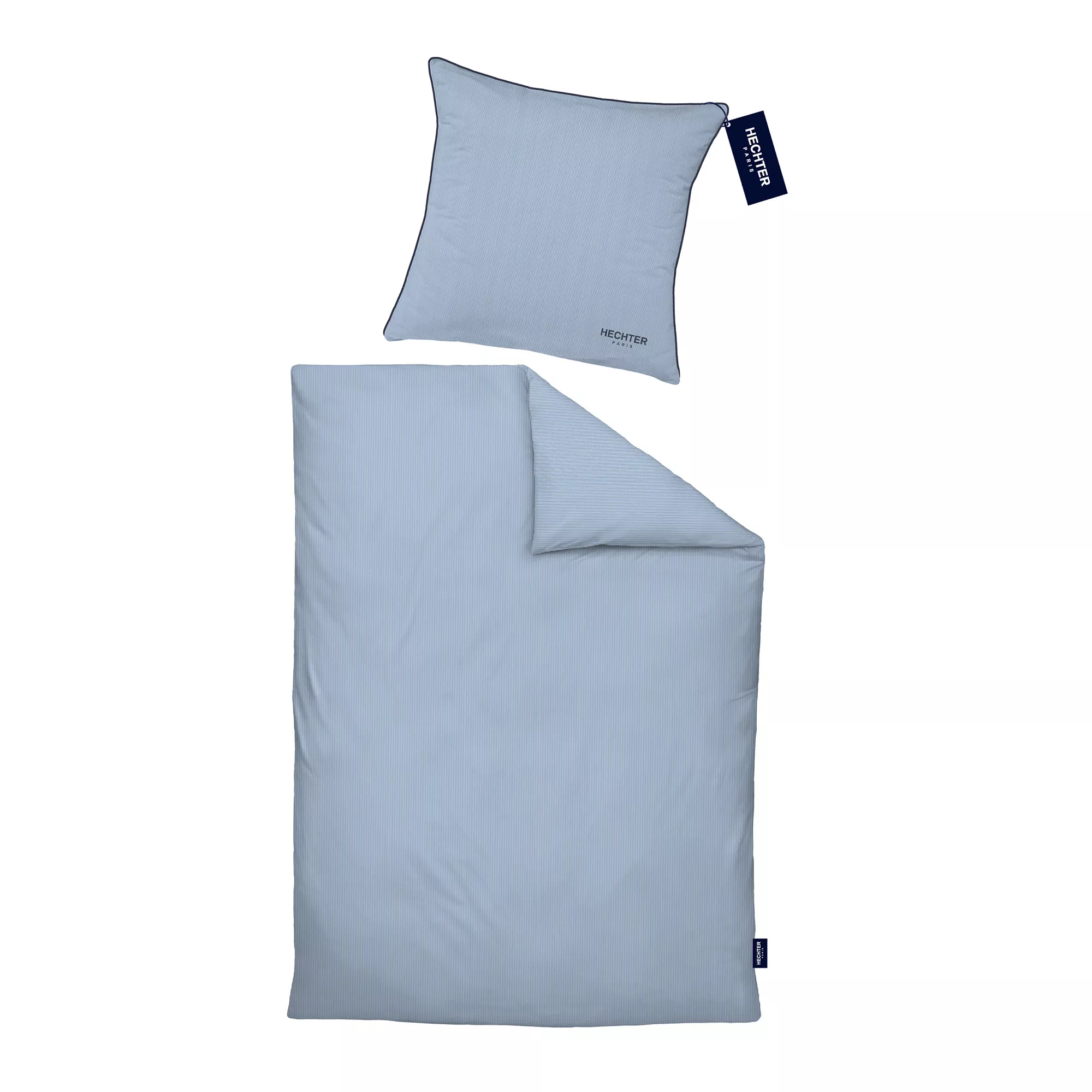 HECHTER PARIS Bettwäsche feine Längsstreifen Baumwoll Satin Einzelbett, 2tlg.