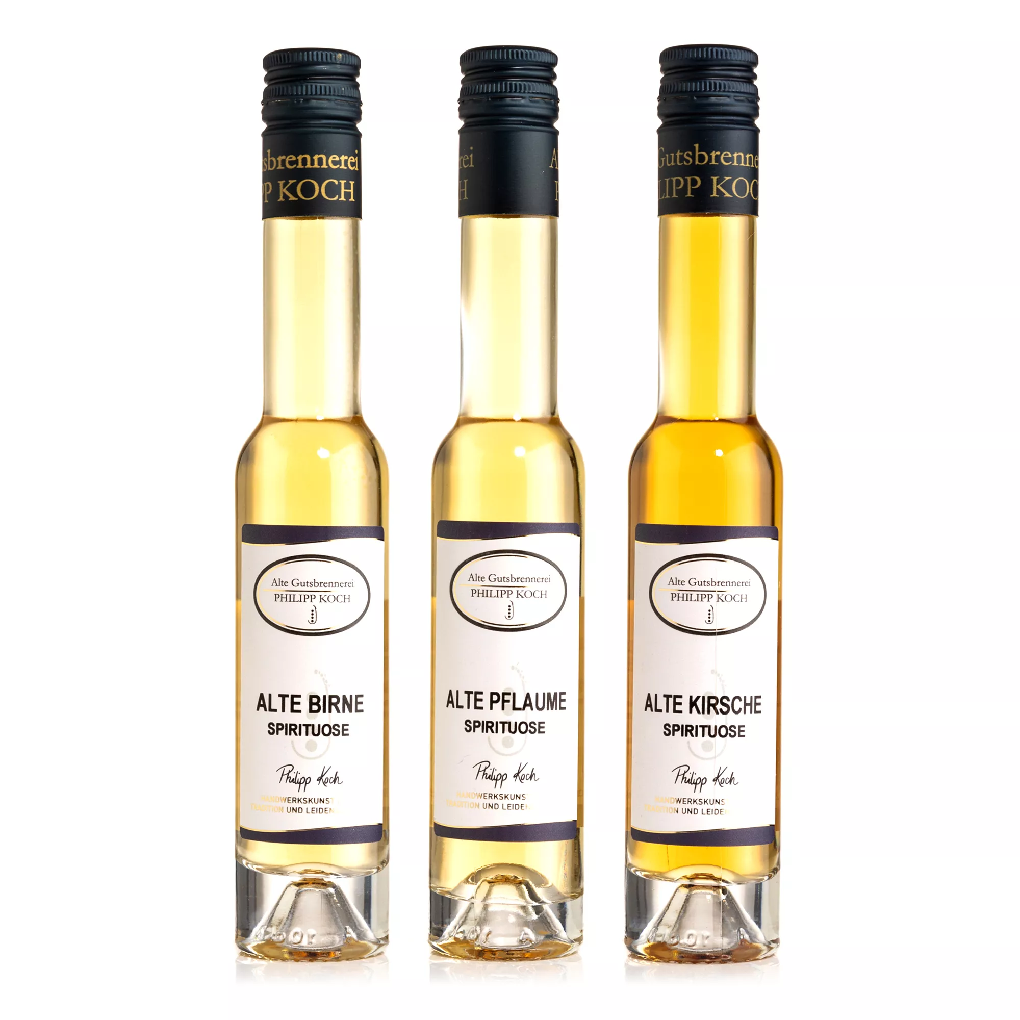 ALTE GUTSBRENNEREI PHILIPP KOCH Kennenlern Set 3 versch. Sorten Inhalt 300ml