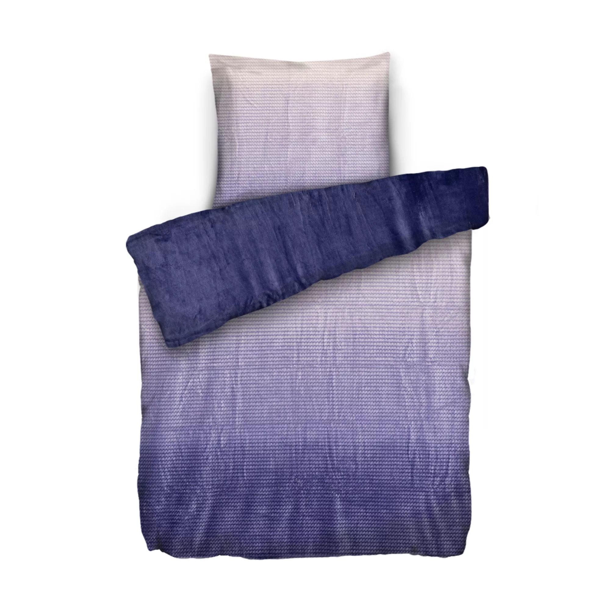 MONT CHALET Wendebettwäsche Jacquard/Farbverlauf Mikrofaser Chinchilla Einzelbett, 2tlg.