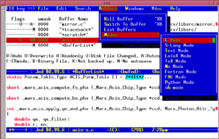 editor for programmers (x11 version)