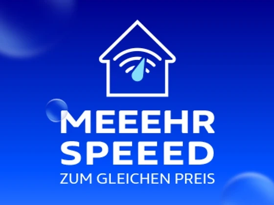  Kabel-Internet von o2 jetzt noch schneller.
