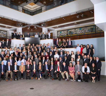 Group photo of Belfer Center faculty, fellows, and staff